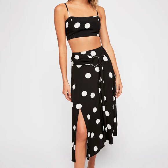 Free People Dresses & Skirts - Free People Coco Cabana Matching Set in Black and White Polka Dot size 0